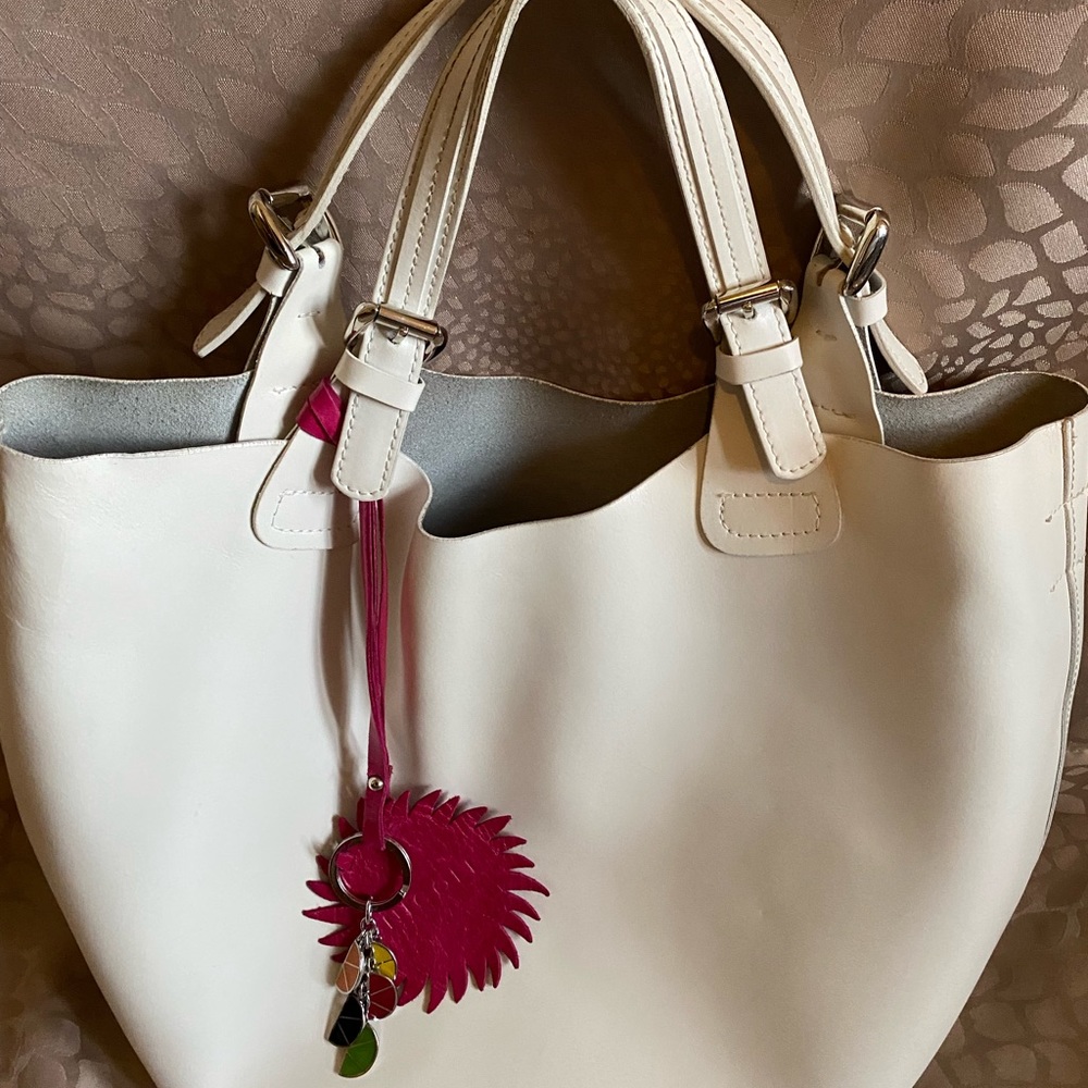 Nicole white purse